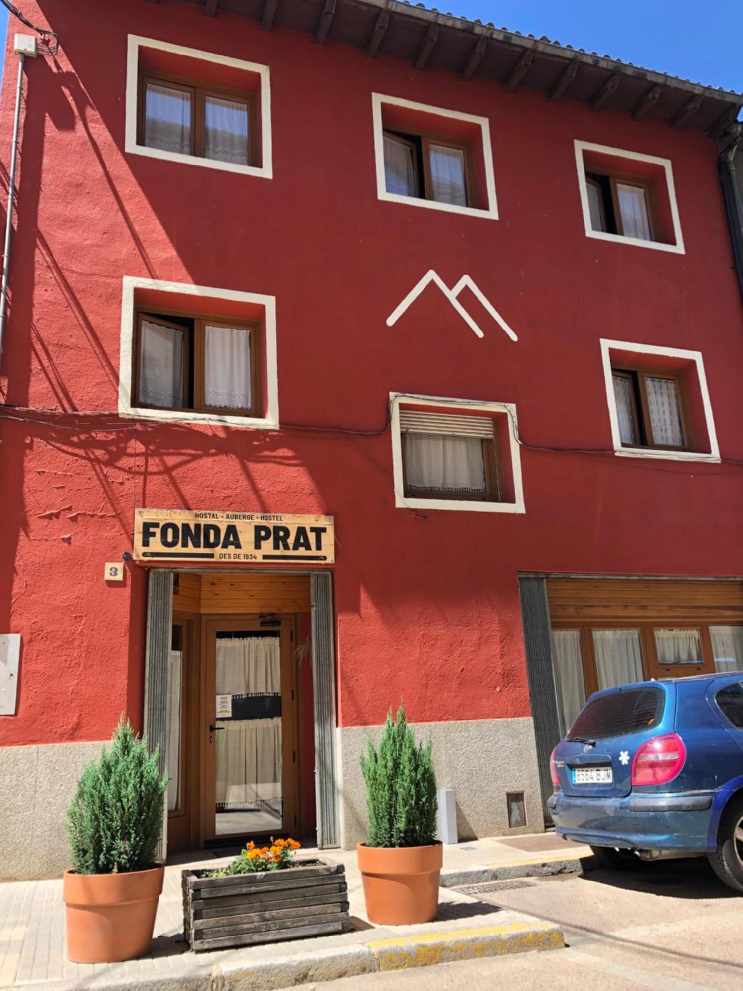 Hostal Fonda Prat Puigcerdà Dış mekan fotoğraf